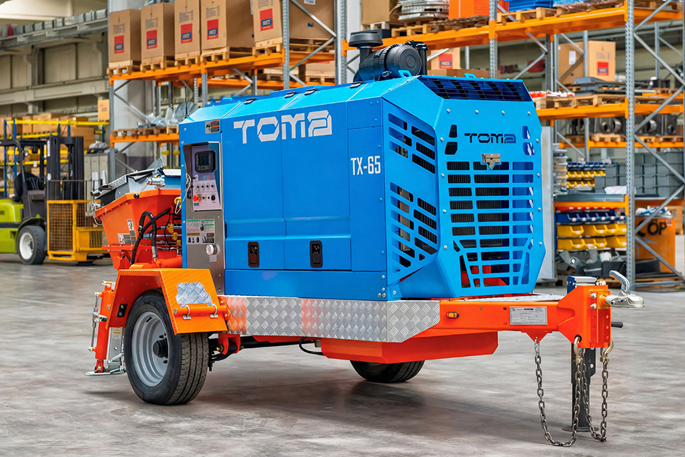 TOMA TX-65 Long Distance Heavy Duty Concrete Pump